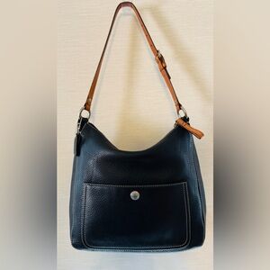 Coach Black Leather Shoulder Bag